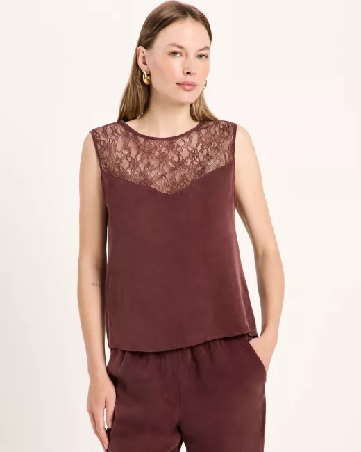 Wijde broek in TENCEL™