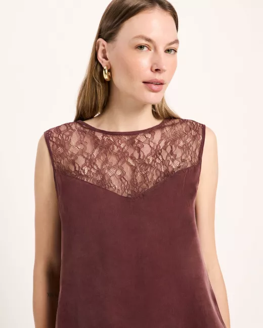 Wijde broek in TENCEL™
