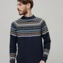 Armando - Pull jacquard laine recyclée