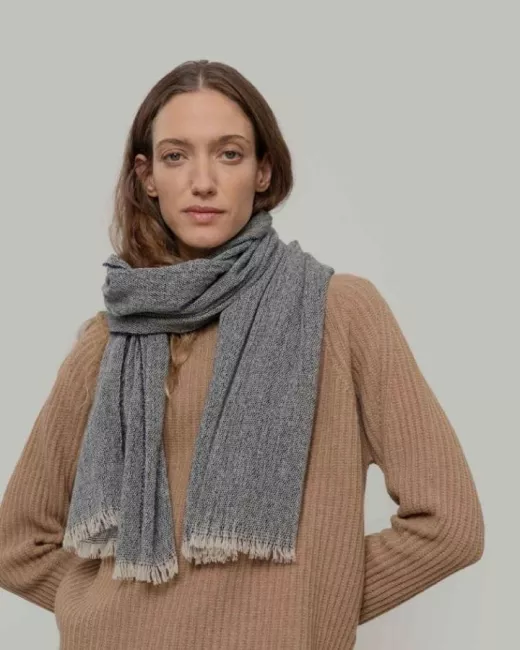 RIFÒ - Écharpe Zefiro en cachemire recyclé
