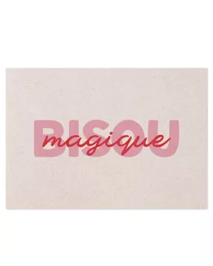 Growing paper - Carte postale FEEL GOOD - BISOU magique