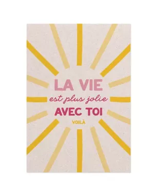 FEEL GOOD postcard - Ma bichette...
