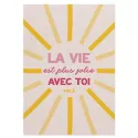 FEEL GOOD wenskaart - La vie est plus jolie