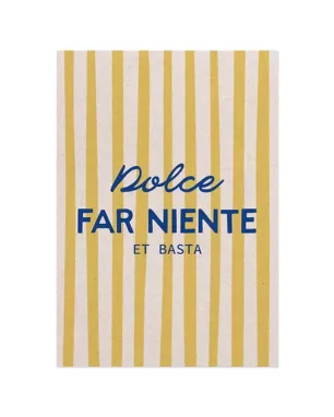 Growing paper - Carte postale FEEL GOOD - Dolce FAR NIENTE