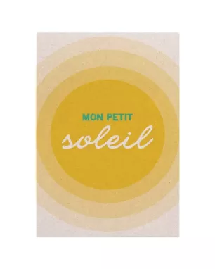 Growing paper - Carte postale FEEL GOOD - Mon petit soleil