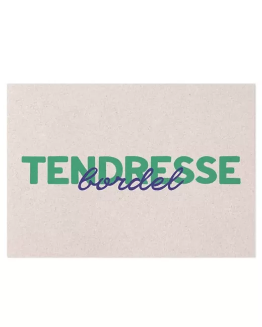 Growing paper - Carte postale FEEL GOOD - TENDRESSE bordel