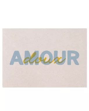 Growing paper - Carte postale FEEL GOOD - AMOUR doux