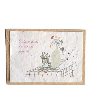 Growing paper - Carte ensemencée - Pour toi... 