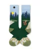 A-DAM - Chaussettes en coton bio Squirrel Blue