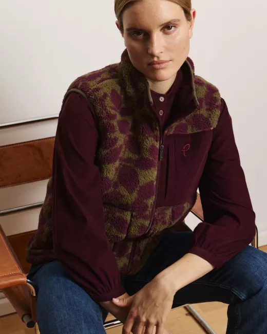 TRANQUILLO - Gilet teddy fleece Galaa