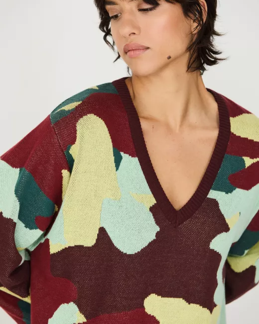 SKFK - Robe Aiza jacquard en coton bio (GOTS)