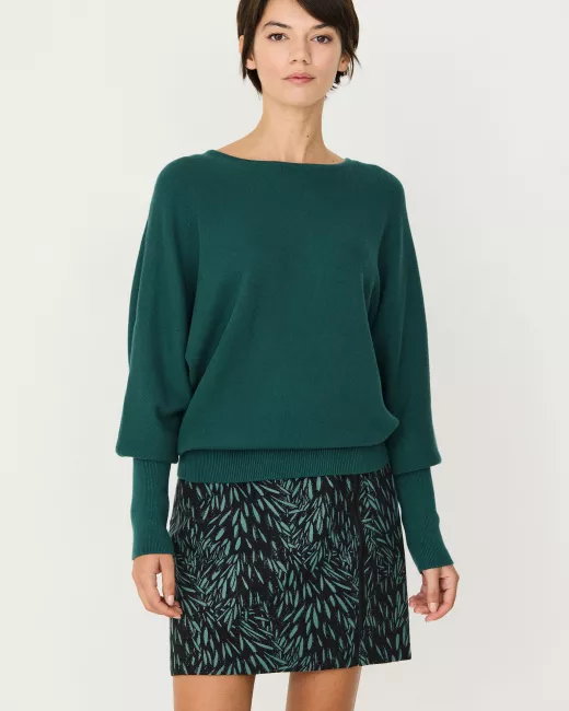 Organic cotton knit sweater IBAR