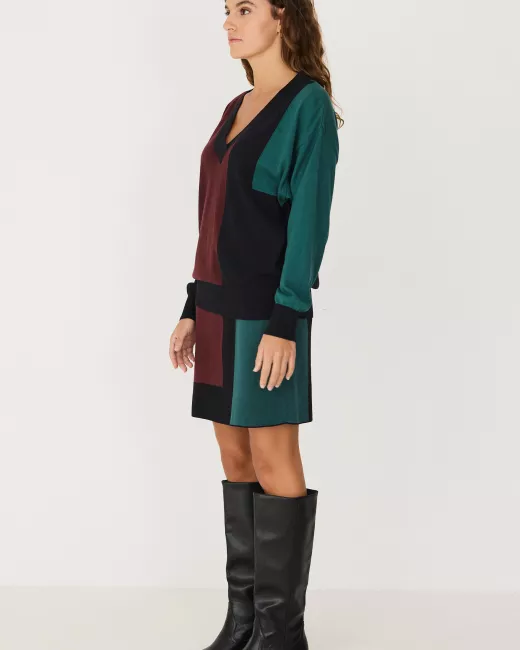 Organic cotton knit sweater IBAR
