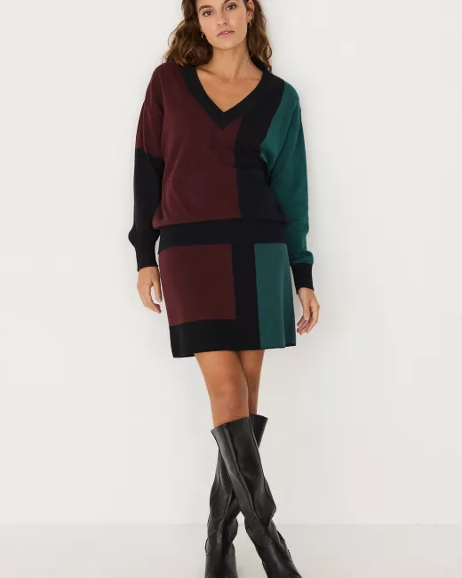 Organic cotton knit sweater IBAR