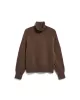 Organic cotton trucker collar sweater