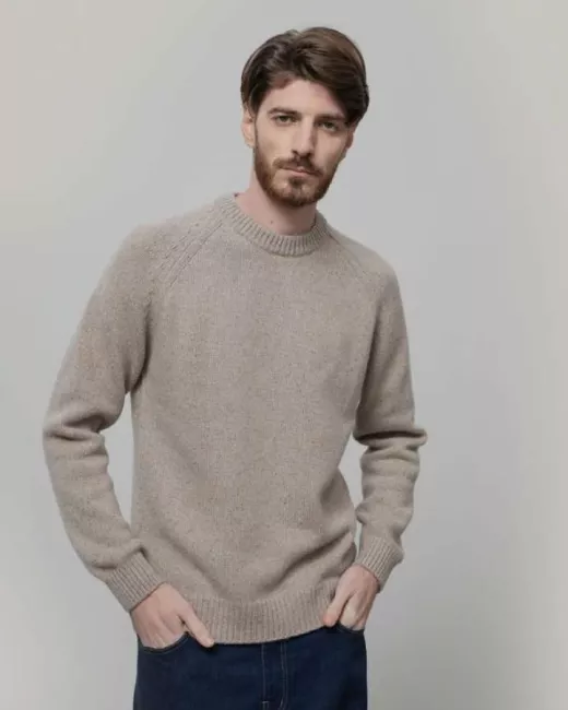 Armando - Jacquard Sweater in Recycled Wool