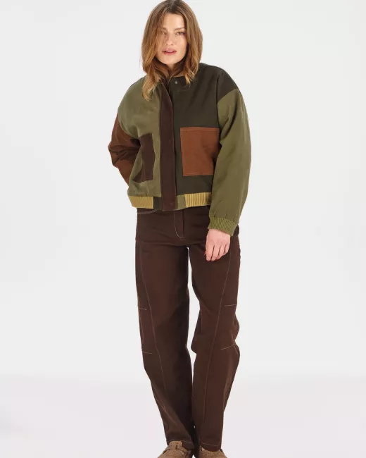 KOMODO - Veste patchwork en coton bio MIKI