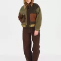 Patchwork organic cotton jacket MIKI