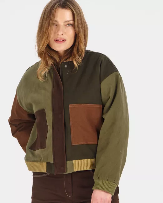 KOMODO - Veste patchwork en coton bio MIKI
