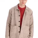 Veste en coton tissé main RAILWAY