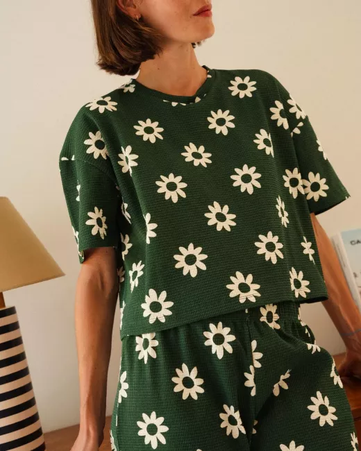 Long organic cotton pajama - Petit Coeur