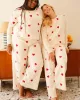 Lange mouwen biologisch katoenen pyjama - Néroli