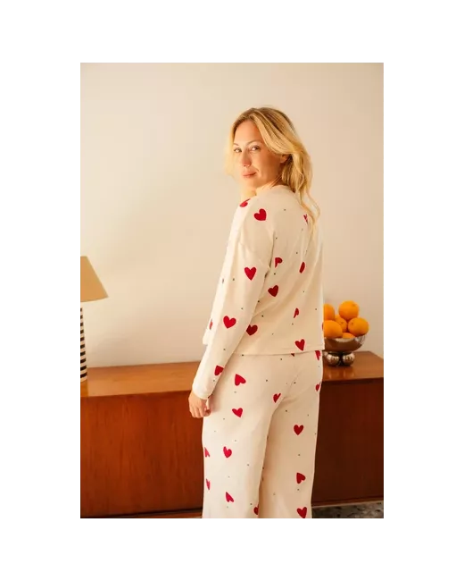 Lange mouwen biologisch katoenen pyjama - Néroli