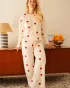 Long-sleeved organic cotton pajama - Petit Coeur