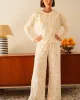 Long-sleeved organic cotton pajama - Petit Coeur