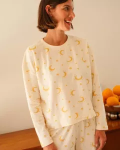 Long-sleeved organic cotton pajama - Petit Coeur