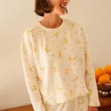 Long-sleeved organic cotton pajama - Luna