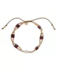 Hoping Rozenkwarts Armband Goudkleurig