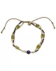 Harmonious Lapis lazuli Bracelet Gold Colored