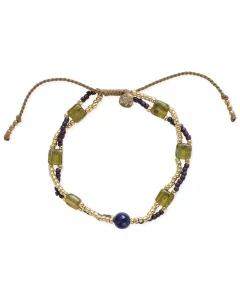 Harmonious Lapis lazuli Armband Goudkleurig