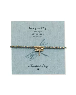 Wanting Labradoriet Armband Goudkleurig