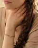 Wanting Labradoriet Armband Goudkleurig