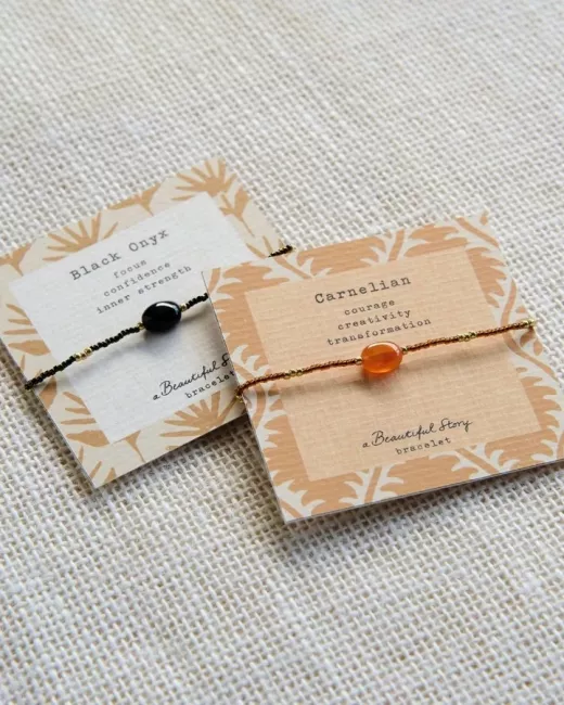 A Beautiful Story - Bracelet Wanting Cornaline Gold 