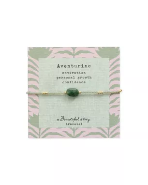 Wishing Aventurijn Ketting Goudkleurig