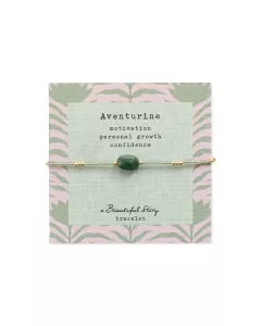 Wishing Aventurine Necklace Gold Colored
