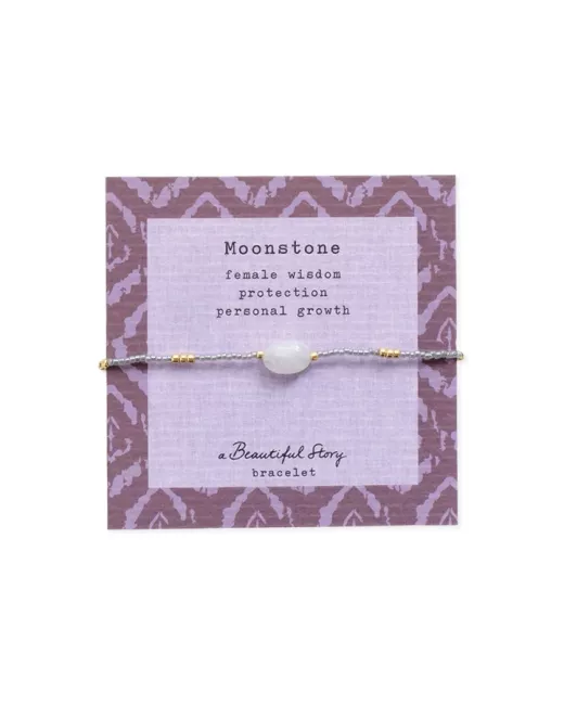 A Beautiful Story - Bracelet Wanting Pierres de lune Gold