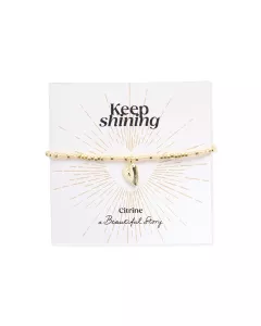 A Beautiful Story - Bracelet Sweetheart Citrine Gold
