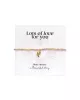 A Beautiful Story - Bracelet Sweetheart Quartz rose Gold
