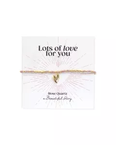 A Beautiful Story - Bracelet Sweetheart Quartz rose Gold