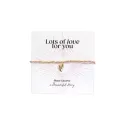Bracelet Sweetheart Quartz rose Gold