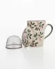 Tranquillo - Tasse avec passoire à thé VINTAGE GARDEN 400 ml