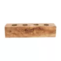Bougeoir en bois NEEMWOOD