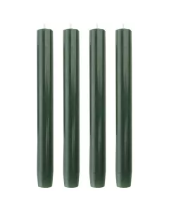Set van 4 staafkaarsen GLUMI Red