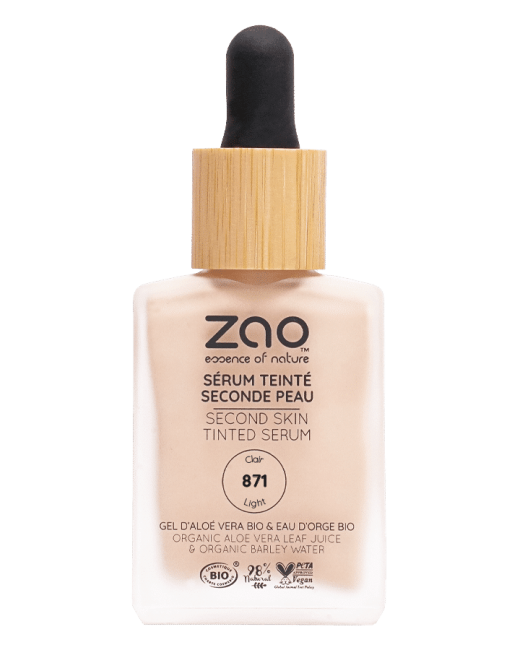 ZAO - Seconde peau, sérum teinté bio