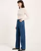 LANIUS - Jean droit SAGE à revers en coton bio GOTS