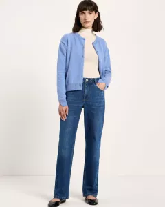 LANIUS - Jean droit SAGE à revers en coton bio GOTS
